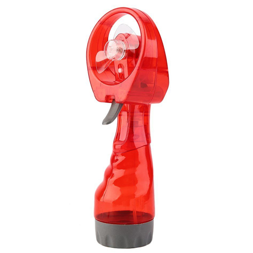 Ventilador Portátil Borrifador Umidificador Spray Vermelho CBRN05147